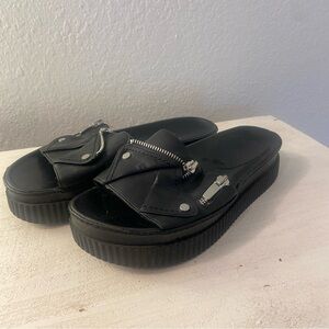 Kendall and Kylie Faux Leather Platform Sandals